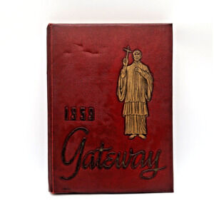 Vintage 1959 Saint Francis Xavier Academy High School Yearbook Brooklyn New York